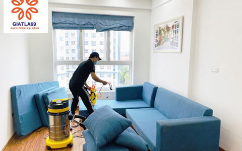 Đơn vị uy tín chuyên giặt sofa nỉ tại Hải Phòng