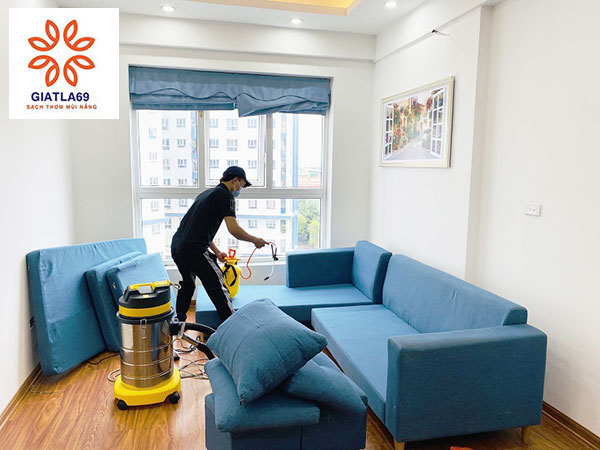 Đơn vị uy tín chuyên giặt sofa nỉ tại Hải Phòng