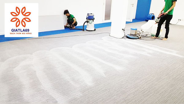 Chuyên giặt thảm văn phòng tại Hải Phòng